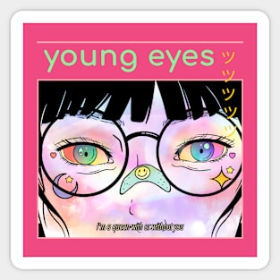 Young Eyes Sticker